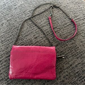 Hobo Daria Magenta Convertible Crossbody Clutch